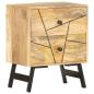 Preview: Nachttisch 40x30x50 cm Massivholz Mango
