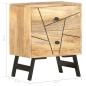 Preview: Nachttisch 40x30x50 cm Massivholz Mango