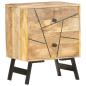 Preview: Nachttisch 40x30x50 cm Massivholz Mango