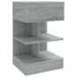 Preview: Nachttische 2 Stk. Grau Sonoma 40x35x65 cm Holzwerkstoff