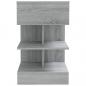 Preview: Nachttische 2 Stk. Grau Sonoma 40x35x65 cm Holzwerkstoff