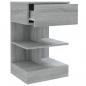 Preview: Nachttische 2 Stk. Grau Sonoma 40x35x65 cm Holzwerkstoff