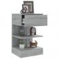 Preview: Nachttische 2 Stk. Grau Sonoma 40x35x65 cm Holzwerkstoff