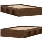 Preview: Bettgestell Braun Eichen-Optik 120x190 cm