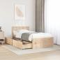 Preview: Massivholzbett ohne Matratze 100x200 cm Kiefernholz