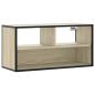 Preview: TV-Schrank Sonoma-Eiche 80x31x39,5 cm Holzwerkstoff und Metall