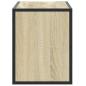 Preview: TV-Schrank Sonoma-Eiche 80x31x39,5 cm Holzwerkstoff und Metall