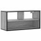 Preview: TV-Schrank Grau Sonoma 80x31x39,5 cm Holzwerkstoff und Metall