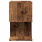 Preview: Nachttisch Altholz-Optik 50x30x51,5 cm Holzwerkstoff