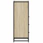 Preview: Badschrank Sonoma-Eiche 35x37,5x100 cm Holzwerkstoff