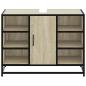 Preview: Waschbeckenunterschrank Sonoma-Eiche 80x33x60 cm Holzwerkstoff