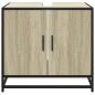 Preview: Badschrank Sonoma-Eiche 65x33x60 cm Holzwerkstoff