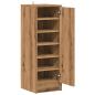 Preview: Schuhschrank Artisan-Eiche 32x35x92 cm Holzwerkstoff