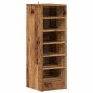 Preview: Schuhschrank Altholz-Optik 32x35x92 cm Holzwerkstoff