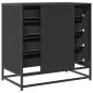 Preview: Schubladenschrank Schwarz 70x41x70 cm Holzwerkstoff