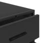 Preview: Schubladenschrank Schwarz 70x41x70 cm Holzwerkstoff