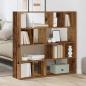 Preview: Bücherregal/Raumteiler Altholz-Optik 105x24x102 cm