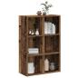 Preview: ARDEBO.de - Bücherregal/Sideboard Altholz-Optik 66x30x98 cm Holzwerkstoff