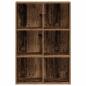 Preview: Bücherregal/Sideboard Altholz-Optik 66x30x98 cm Holzwerkstoff