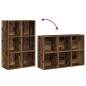 Preview: Bücherregal/Sideboard Altholz-Optik 66x30x98 cm Holzwerkstoff
