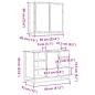 Preview: 2-tlg. Badmöbel-Set Sonoma-Eiche Holzwerkstoff