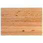 Preview: Esstisch Hellbraun 180x120x74 cm Massivholz Eiche Rechteckig