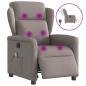 Preview: ARDEBO.de - Massagesessel Elektrisch Taupe Stoff