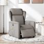 Preview: Massagesessel Elektrisch Taupe Stoff