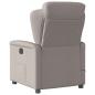 Preview: Massagesessel Elektrisch Taupe Stoff