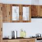 Preview: Küchen-Hängeschrank mit Glastür Porto Altholz-Optik