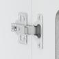 Preview: Küchen-Hängeschrank mit Glastür Grau Sonoma Holzwerkstoff