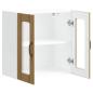 Preview: Küchen-Hängeschrank mit Glastür Artisan-Eiche Holzwerkstoff