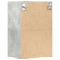 Preview: Hängeschrank Betongrau 40x29,5x60 cm Holzwerkstoff