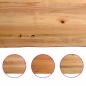 Preview: Esstisch Hellbraun 280x100x74 cm Massivholz Eiche Rechteckig
