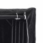 Preview: Brennholzregal mit Regenschutz 200,5x41x110,5 cm Stahl Verzinkt