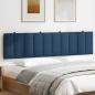 Preview: Kopfteil-Kissen Blau 200 cm Stoff