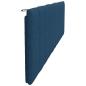 Preview: Kopfteil-Kissen Blau 200 cm Stoff