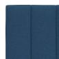 Preview: Kopfteil-Kissen Blau 200 cm Stoff