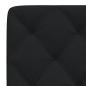 Preview: Kopfteil-Kissen Schwarz 140 cm Stoff