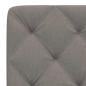 Preview: Kopfteil-Kissen Taupe 140 cm Stoff