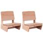 Preview: Gartenstühle 2 Stk. 60x64x70,5 cm Massivholz Douglasie