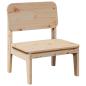 Preview: Gartenstuhl 60x52,5x72 cm Massivholz Kiefer