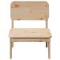 Preview: Gartenstuhl 60x52,5x72 cm Massivholz Kiefer