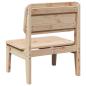 Preview: Gartenstuhl 60x52,5x72 cm Massivholz Kiefer