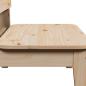 Preview: Gartenstuhl 60x52,5x72 cm Massivholz Kiefer