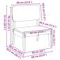 Preview: Gartenstuhl 60x52,5x72 cm Massivholz Douglasie