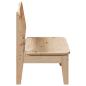 Preview: Gartenstühle 2 Stk. 60x52,5x72 cm Massivholz Kiefer