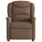 Preview: Relaxsessel Elektrisch Braun Stoff