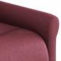 Preview: Massagesessel mit Aufstehhilfe Weinrot Stoff
