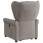 Preview: Relaxsessel mit Aufstehhilfe Elektrisch Taupe Stoff